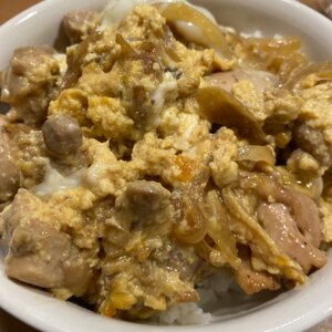 簡単に胸肉親子丼